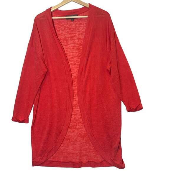 Sunday in Brooklyn Sweaters - Sunday In Brooklyn Anthropologie Women Open Front Cardigan Medium Red Christmas